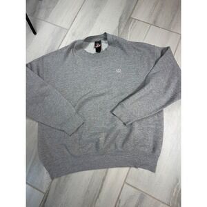 Vintage USA Olympics Crewneck Sweatshirt Heather Gray Embroidered Logo XL